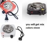 Anubhav Janni Electric Charcoal Burner Stove Hot Plate Small Size Portable Coil Stove Coil For Cooking Heater Steel Metal Coconut Coal Burner Radiant Heater (Pack Of 1 Pcs) - Image 5