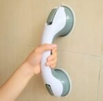 Anubhav Janni Helping Handle Plastic Bathroom Toilet Old Age People Disability Grip Grab Bar Strong Suction Shower Without Drilling Multi Purpose Bath Tub Washroom Room (Pack Of 1 Pcs) - Image 8