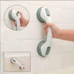 Anubhav Janni Helping Handle Plastic Bathroom Toilet Old Age People Disability Grip Grab Bar Strong Suction Shower Without Drilling Multi Purpose Bath Tub Washroom Room (Pack Of 1 Pcs) - Image 9