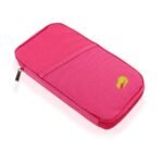 Anubhav Janni Passport Pouch Travel Document Zipper Wallet Organizer Cheque Book Id Card Credit Ticket Holder Business Cards Pen Storage Bag Case Cover for Men Women (Multicolor) (Pack Of 1 Pcs)