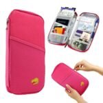 Anubhav Janni Passport Pouch Travel Document Zipper Wallet Organizer Cheque Book Id Card Credit Ticket Holder Business Cards Pen Storage Bag Case Cover for Men Women (Multicolor) (Pack Of 1 Pcs) - Image 2