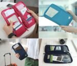 Anubhav Janni Passport Pouch Travel Document Zipper Wallet Organizer Cheque Book Id Card Credit Ticket Holder Business Cards Pen Storage Bag Case Cover for Men Women (Multicolor) (Pack Of 1 Pcs) - Image 6