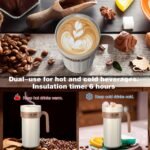 Anubhav Janni Stainless Steel Coffee Thermos Mug Tumbler With Lid Handle Smart Touch Temperature Display Cup Double Wall Insulate Travel Office Home Drinks Office 650 ml (Pack Of 1 Pcs) - Image 4