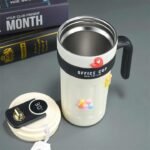 Anubhav Janni Stainless Steel Coffee Thermos Mug Tumbler With Lid Handle Smart Touch Temperature Display Cup Double Wall Insulate Travel Office Home Drinks Office 650 ml (Pack Of 1 Pcs) - Image 7