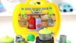 Anubhav Janni Plastic Luxury Kitchen Set Cooking Toy with Briefcase and Accessories for Kids ( pack of 1 ) - Image 3