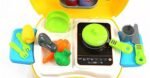Anubhav Janni Plastic Luxury Kitchen Set Cooking Toy with Briefcase and Accessories for Kids ( pack of 1 ) - Image 6