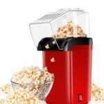 Anubhav Janni Popcorn Maker Machine Hot Air Oil Free Electric Popper with Measuring Cup Lid Healthy Snack Delicious Snacks Kids and Adults Healthy Snacks Ideal Home Kids (Pack Of 1 Pcs)