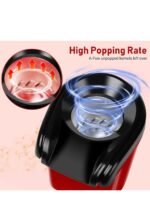 Anubhav Janni Popcorn Maker Machine Hot Air Oil Free Electric Popper with Measuring Cup Lid Healthy Snack Delicious Snacks Kids and Adults Healthy Snacks Ideal Home Kids (Pack Of 1 Pcs) - Image 3