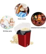 Anubhav Janni Popcorn Maker Machine Hot Air Oil Free Electric Popper with Measuring Cup Lid Healthy Snack Delicious Snacks Kids and Adults Healthy Snacks Ideal Home Kids (Pack Of 1 Pcs) - Image 8