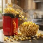 Anubhav Janni Popcorn Maker Machine Hot Air Oil Free Electric Popper with Measuring Cup Lid Healthy Snack Delicious Snacks Kids and Adults Healthy Snacks Ideal Home Kids (Pack Of 1 Pcs) - Image 9
