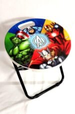 Anubhav Janni FoldableAlloy Steel Metal &Plastic Small Study Table for Kids Round Shape Cartoon Character Stool for Kids Girls and Boys Perfect Birthday Return Gift Item ( pack of 1 ) - Image 3