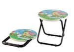 Anubhav Janni FoldableAlloy Steel Metal &Plastic Small Study Table for Kids Round Shape Cartoon Character Stool for Kids Girls and Boys Perfect Birthday Return Gift Item ( pack of 1 ) - Image 6