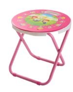 Anubhav Janni FoldableAlloy Steel Metal &Plastic Small Study Table for Kids Round Shape Cartoon Character Stool for Kids Girls and Boys Perfect Birthday Return Gift Item ( pack of 1 ) - Image 7