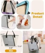 Anubhav Janni Portable Lunch Insulated Box Bag Bag Tiffin Storage Leakproof Hot Cold for Girls Boys Men Women Lightweight Thermal Office School Travel (Pack Of 1 Pcs) - Image 2
