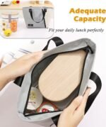 Anubhav Janni Portable Lunch Insulated Box Bag Bag Tiffin Storage Leakproof Hot Cold for Girls Boys Men Women Lightweight Thermal Office School Travel (Pack Of 1 Pcs) - Image 4