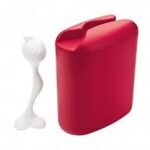 Anubhav Janni Plastic Hot Stuff Storage Container Kitchen with scoop Coffee Sugar Tea With Scoop (Pack Of 1 Pcs)