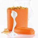 Anubhav Janni Plastic Hot Stuff Storage Container Kitchen with scoop Coffee Sugar Tea With Scoop (Pack Of 1 Pcs) - Image 3