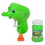 Anubhav Janni Elephant Shape Manual Bubble Gun Toy for Kids, Green 8 cm Compact Bubble Blower with Bubble Solution Without bettery (Pack of 1) - Image 5