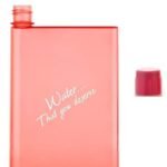 Anubhav Janni Note Book Portable Bottle Notebook Style Water Slim Flat Leak Proof BPA Free Plastic Drinking Bottle Lightweight Reusable Travel Flask Office School Bag Daily Use (Pack Of 1 Pcs)