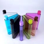 Anubhav Janni Note Book Portable Bottle Notebook Style Water Slim Flat Leak Proof BPA Free Plastic Drinking Bottle Lightweight Reusable Travel Flask Office School Bag Daily Use (Pack Of 1 Pcs) - Image 6