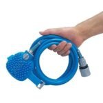Anubhav Janni Dog Brush Pet Bathing Tool Multifunctional Comfort Massager Shower Cleaning Washing Sprayers with Sprayer Indoor Outdoor Attachment And Scrubber Bath Adaptors (Pack Of 1 Pcs)