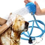 Anubhav Janni Dog Brush Pet Bathing Tool Multifunctional Comfort Massager Shower Cleaning Washing Sprayers with Sprayer Indoor Outdoor Attachment And Scrubber Bath Adaptors (Pack Of 1 Pcs) - Image 2