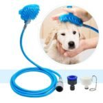 Anubhav Janni Dog Brush Pet Bathing Tool Multifunctional Comfort Massager Shower Cleaning Washing Sprayers with Sprayer Indoor Outdoor Attachment And Scrubber Bath Adaptors (Pack Of 1 Pcs) - Image 5