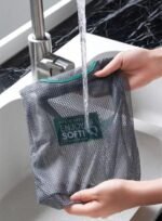 Anubhav Janni Reusable Eco Fruit Vegetable Bag Mesh Grocery Bags For And Hanging Storage Foldable Travel Vegetables Storage Kitchen Washable Net bags bag hanging bag (Pack Of 2 Pcs) - Image 2