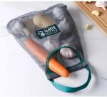 Anubhav Janni Reusable Eco Fruit Vegetable Bag Mesh Grocery Bags For And Hanging Storage Foldable Travel Vegetables Storage Kitchen Washable Net bags bag hanging bag (Pack Of 2 Pcs) - Image 3