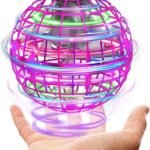 Anubhav Janni Orb Round Shape Flying Ufo Ball Flying Orb Ball Toy with RGB Lights Hand-Controlled  Magic Spinner 360° Rotating for Kids Adults USB Rechargeable Indoor Outdoor Toy ( pack of 1 )
