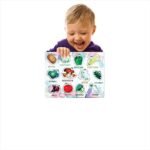 Anubhav Janni Wooden Vegetable Shapes Puzzle Board - Educational Toy for Kids Interactive Learning Tool to Enhance Shape Color Recognition Skills Tray Fruits Vegetables Peg Montessori Toys ( pack of 1 ) - Image 6