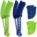 Anubhav Janni Microfiber Duster Set Window Brush Blind Cleaner 3 Prong Handheld Cleaning Tool for Shutters AC Vents Fans Car Interior Washable Reusable Dust Remover Vent Air(Pack Of 1 Pcs)