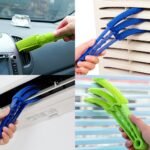 Anubhav Janni Microfiber Duster Set Window Brush Blind Cleaner 3 Prong Handheld Cleaning Tool for Shutters AC Vents Fans Car Interior Washable Reusable Dust Remover Vent Air(Pack Of 1 Pcs) - Image 5