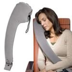 Anubhav Janni Travel Rest Ultimate Pillow One Side Inflatable Neck Adjustable Head Support for Airplane Car Bus Train Plush Washable Cover Compact Lightweight Office (Pack Of 1 Pcs) - Image 5