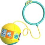 Anubhav Janni Led Flash Jumping Ring Skip Ball Trading Glowing Bouncing Ball, Ankle for Kids Toy Flashing Ring Children Boys Girls Adults Hopper with Adjustable Kids and Outdoor  ( pack of 1 )