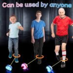 Anubhav Janni Led Flash Jumping Ring Skip Ball Trading Glowing Bouncing Ball, Ankle for Kids Toy Flashing Ring Children Boys Girls Adults Hopper with Adjustable Kids and Outdoor ( pack of 1 ) - Image 4