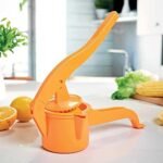 Anubhav Janni 2 In 1 Lemon Squeezer Manual Hand Squeeze Tool In Plastic Orange Juicer Press Machine For Fruits Operated Mini and (Pack Of 1 Pcs) - Image 2