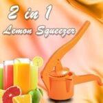 Anubhav Janni 2 In 1 Lemon Squeezer Manual Hand Squeeze Tool In Plastic Orange Juicer Press Machine For Fruits Operated Mini and (Pack Of 1 Pcs) - Image 5