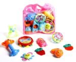 Anubhav Janni Kinder Rattle Set for Months Old Baby Non-Toxic Infant Grab Spin Shake Rattles Colorful Rattles with Early Educational Sensory Toy Toddler Plastic Rainbow Teether ( pack of 8 ) - Image 3