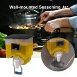 Anubhav Janni Wall Mounted Oil Tank Dispenser Dispenser Transparent Liquid Seasoning Food Hanging Box Storage Tank  Soy Sauce Vinegar Bottle Kitchen Organizer Pouring Bottle (Pack Of 1 Pcs) - Image 5