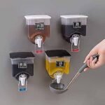 Anubhav Janni Wall Mounted Oil Tank Dispenser Dispenser Transparent Liquid Seasoning Food Hanging Box Storage Tank  Soy Sauce Vinegar Bottle Kitchen Organizer Pouring Bottle (Pack Of 1 Pcs) - Image 8