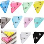 Anubhav Janni Paper Corner Clip Triangle Book Page Clips Document Bookmarks Office Plastic for Students Binder Snack Reading Fastener Prevent Books Clip Bookmarks Bag Clips (Pack Of 10 Pcs)