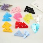 Anubhav Janni Paper Corner Clip Triangle Book Page Clips Document Bookmarks Office Plastic for Students Binder Snack Reading Fastener Prevent Books Clip Bookmarks Bag Clips (Pack Of 10 Pcs) - Image 8