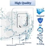 Anubhav Janni Plastic Waterproof Magic Male Female Wall Sticker Hook Self Adhesive Clothing Hanging Towel Hanger for Kitchen Bathroom Pieces Hooks Transparent Mobile Case Spike (Pack Of 10 Pcs) - Image 5