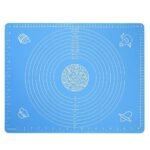 Anubhav Janni Silicon Mat Chapati (roti Mat)(50*40) Silicone Baking Roti mat Atta Kneading Non Stick Fondant Rolling Stretchable for Kitchen Cake Dough Pad Cooking (Pack Of 1 Pcs)