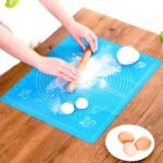 Anubhav Janni Silicon Mat Chapati (roti Mat)(50*40) Silicone Baking Roti mat Atta Kneading Non Stick Fondant Rolling Stretchable for Kitchen Cake Dough Pad Cooking (Pack Of 1 Pcs) - Image 2