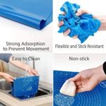 Anubhav Janni Silicon Mat Chapati (roti Mat)(50*40) Silicone Baking Roti mat Atta Kneading Non Stick Fondant Rolling Stretchable for Kitchen Cake Dough Pad Cooking (Pack Of 1 Pcs) - Image 7
