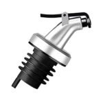 Anubhav Janni Oil Port Cap Bottle Dispenser Nozzle Stopper Pourer Leak Proof Pour Olive Vinegar Liquor Wine Free Flow Kitchen Top Cover Flip Lid Universal Fit and Premium Precise (Pack Of 4 Pcs)