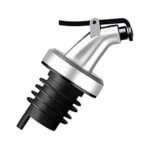 Anubhav Janni Oil Port Cap Bottle Dispenser Nozzle Stopper Pourer Leak Proof Pour Olive Vinegar Liquor Wine Free Flow Kitchen Top Cover Flip Lid Universal Fit and Premium Precise (Pack Of 4 Pcs)