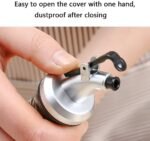 Anubhav Janni Oil Port Cap Bottle Dispenser Nozzle Stopper Pourer Leak Proof Pour Olive Vinegar Liquor Wine Free Flow Kitchen Top Cover Flip Lid Universal Fit and Premium Precise (Pack Of 4 Pcs) - Image 4